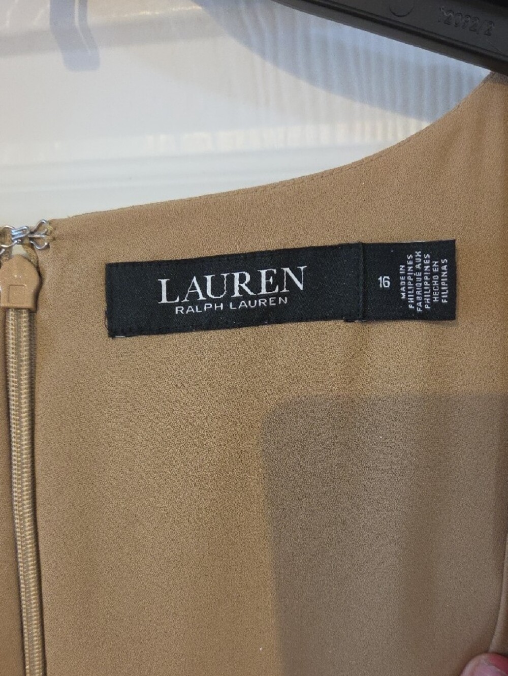 Ralph Lauren Metallic Gold Pleated Maxi Dress - Picture 3 of 8